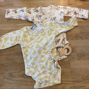 Kate Quinn Lion & Dragon kimono onesie bundle 3-6